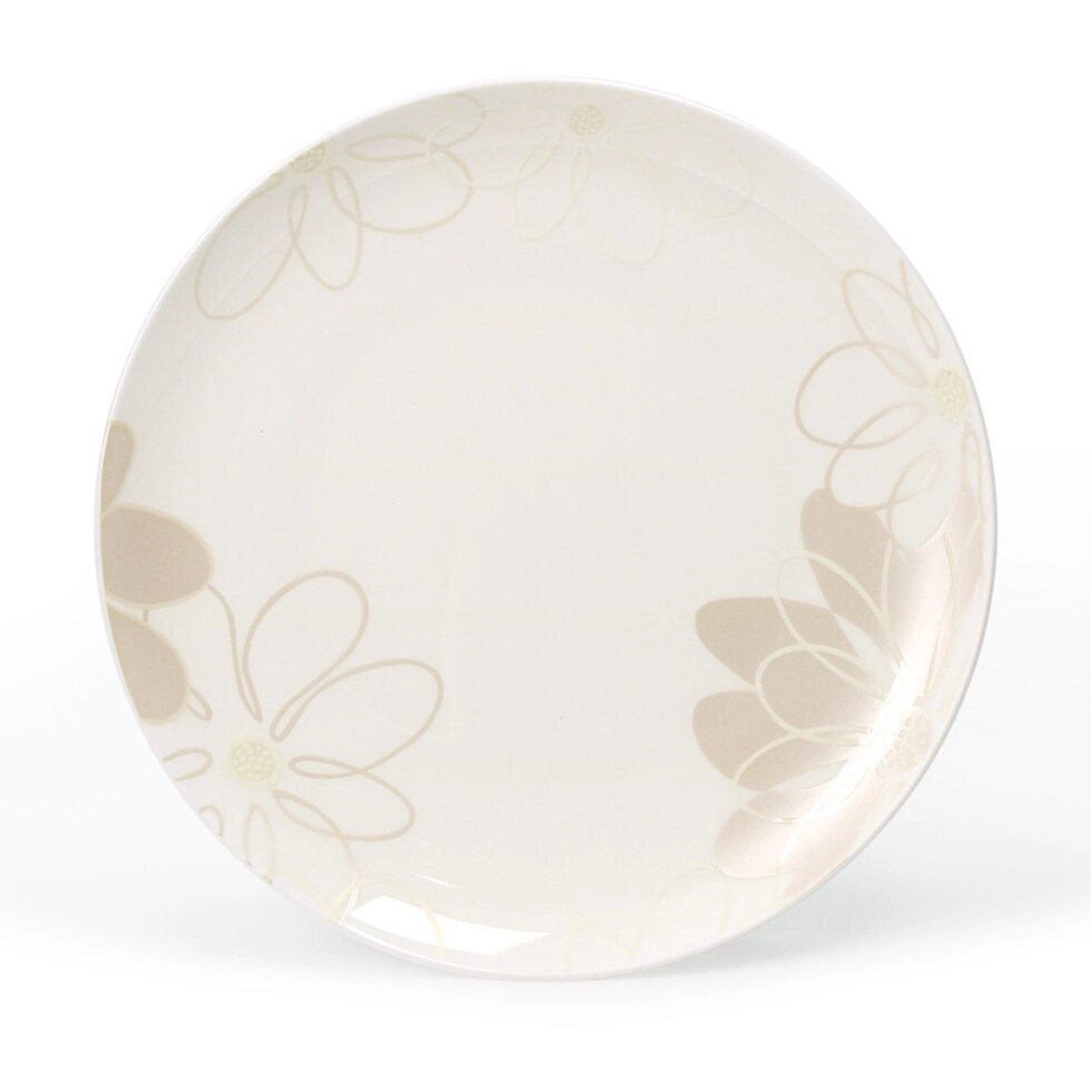 Костяной фарфор АККУ тарелка круглая 26,5 см Магнолия (24) от компании Интернет-магазин ProComfort - фото 1