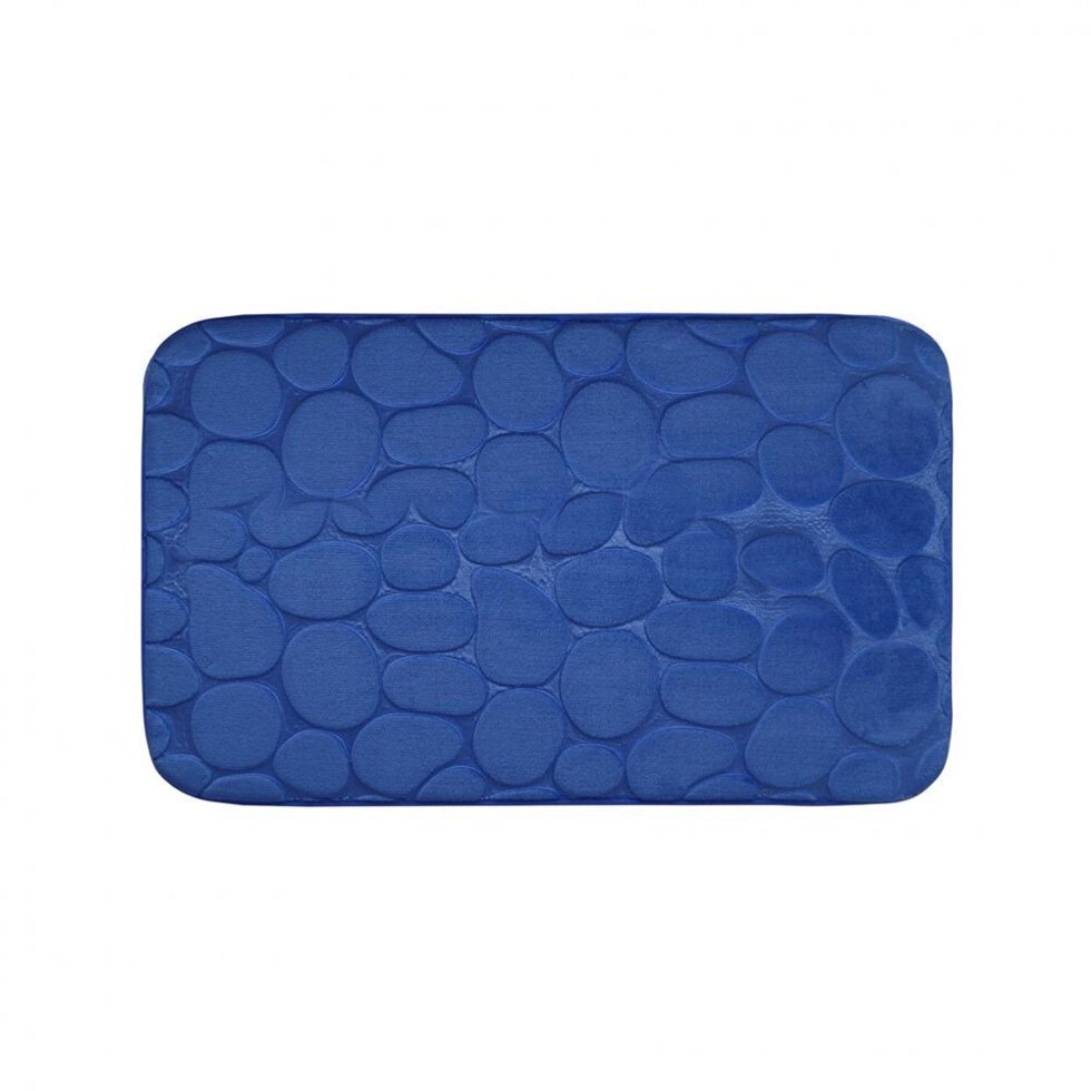 Коврик Аквалиния полиэстер камни синий 45*75 (4630050000000) от компании Интернет-магазин ProComfort - фото 1