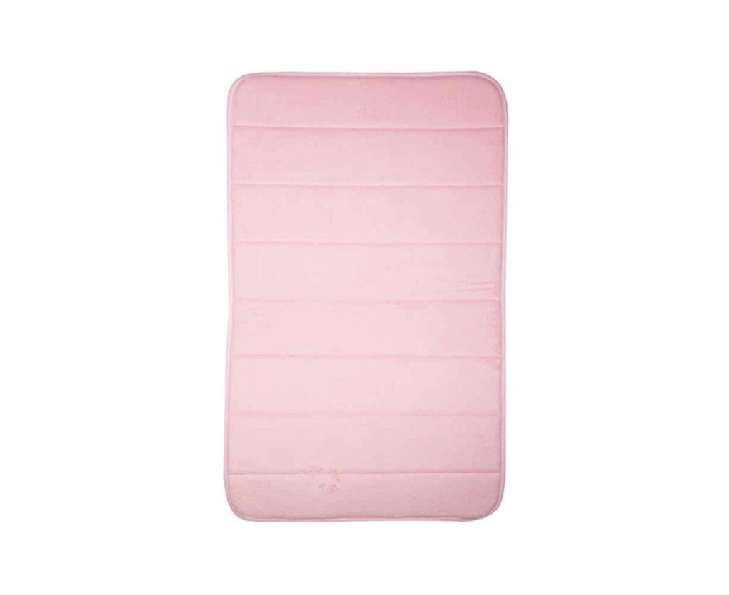 Коврик Аквалиния полиэстер полоска розовый 50*80 (4680018349375) от компании Интернет-магазин ProComfort - фото 1