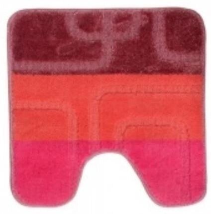 Коврик Аквалиния Полоска квадраты розовый 45*45 Twist (4680018349672) от компании Интернет-магазин ProComfort - фото 1