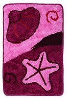 Коврик розовый/ракушка Аквалиния 50*80 (67) от компании Интернет-магазин ProComfort - фото 1