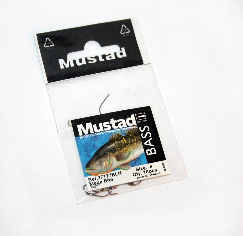 Крючки Mustad по 10 шт в уп от компании Интернет-магазин ProComfort - фото 1