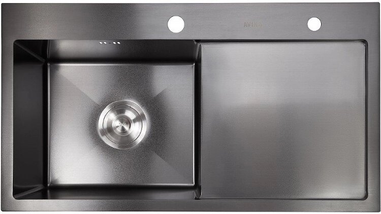 Кухонная мойка Avina HM black 58x48 L черный от компании Интернет-магазин ProComfort - фото 1