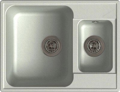 Кухонная мойка GranFest Quarz GF-Z09 Gray от компании Интернет-магазин ProComfort - фото 1