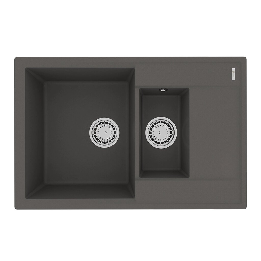 Кухонная мойка из кварцгранита LEMARK RAMZA 760 цвет: Серый шёлк (9910041) от компании Интернет-магазин ProComfort - фото 1
