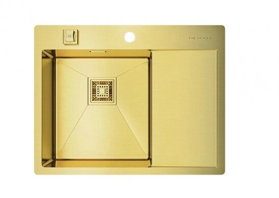 Кухонная мойка Omoikiri Akisame 65-LG-L (4993083) нерж сталь 40 см от компании Интернет-магазин ProComfort - фото 1