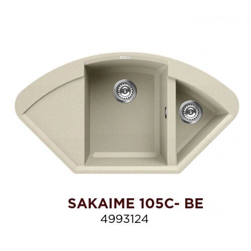 Кухонная мойка Omoikiri Sakaime 105C-BE 4993124 ваниль от компании Интернет-магазин ProComfort - фото 1
