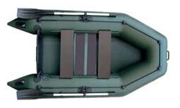 Лодка надувная Kolibri KM-260 (слань-коврик) Z84825 зеленый от компании Интернет-магазин ProComfort - фото 1