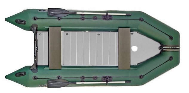 Лодка надувная Kolibri KM-360D  (алюм. пайол)(оливковый)(5 местн.) Z84834 от компании Интернет-магазин ProComfort - фото 1