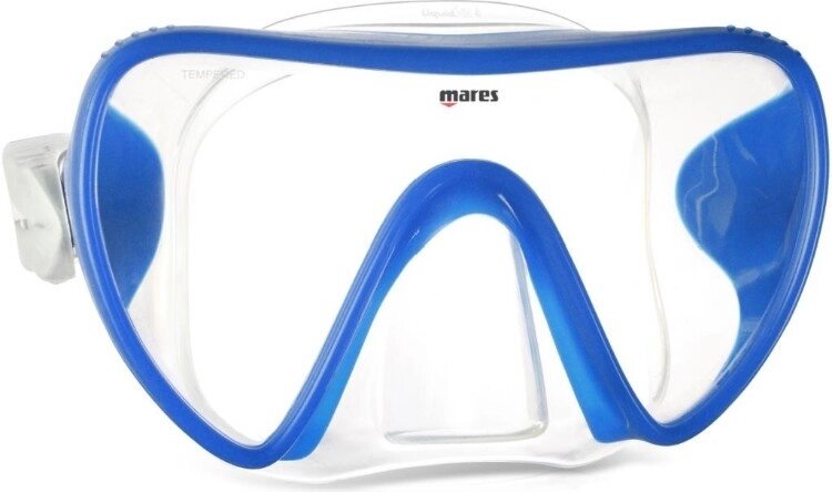 Маска Mares Frameless Liquidskin Clear синий от компании Интернет-магазин ProComfort - фото 1