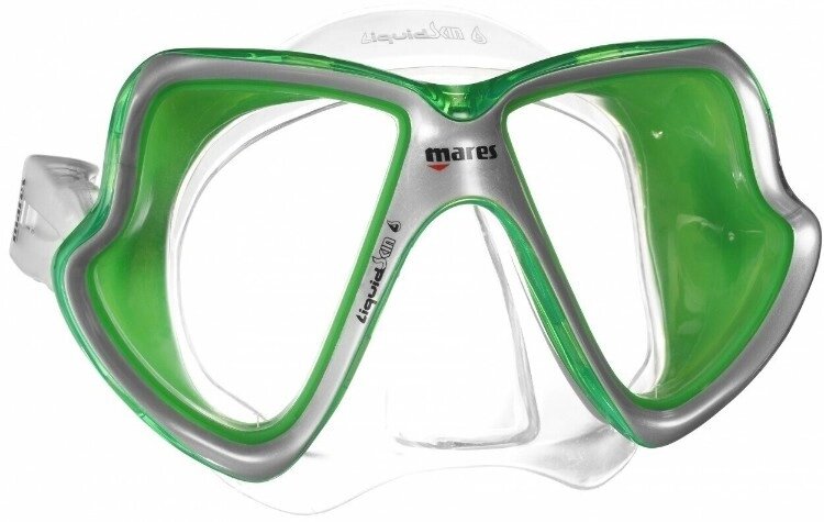 Маска Mares X-Vision LiquidSkin 411027 зеленый от компании Интернет-магазин ProComfort - фото 1