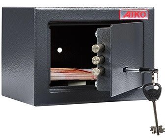 Мебельный сейф Промет AIKO T-170 KL с ключевым замком от компании Интернет-магазин ProComfort - фото 1