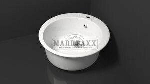 Мойка кухонная Marbaxx Алана Z5 белый от компании Интернет-магазин ProComfort - фото 1