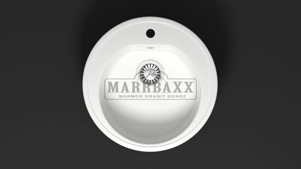 Мойка кухонная Marbaxx Черая Z3 белая от компании Интернет-магазин ProComfort - фото 1