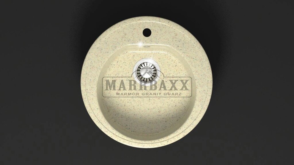 Мойка кухонная Marbaxx Черая Z3 бежевый фреш от компании Интернет-магазин ProComfort - фото 1