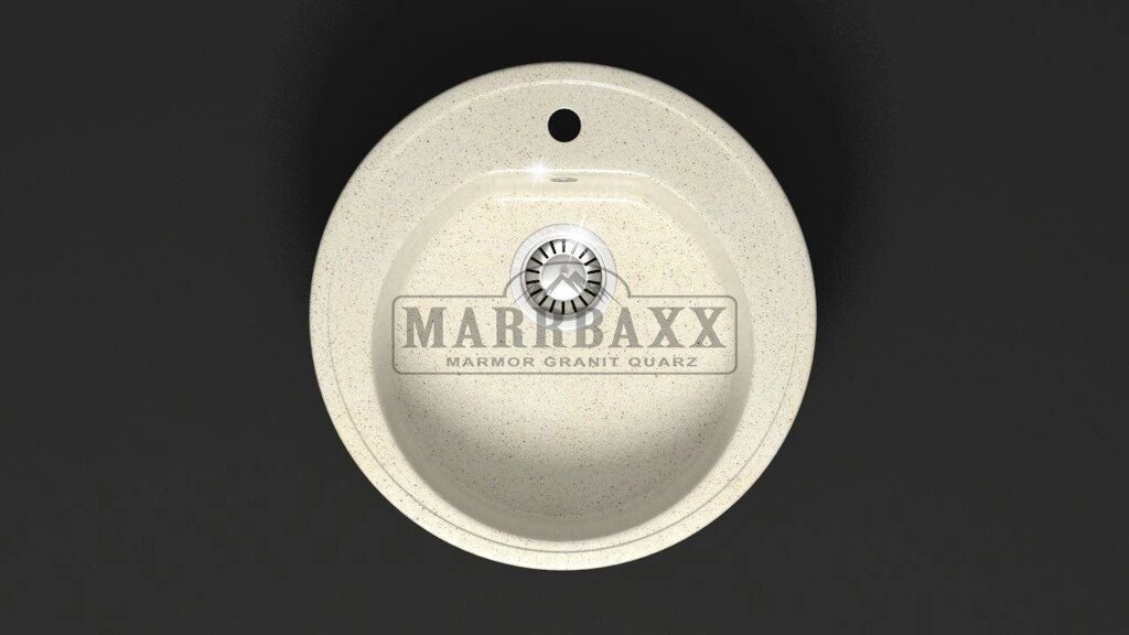 Мойка кухонная Marbaxx Черая Z3, цвет бежевый от компании Интернет-магазин ProComfort - фото 1