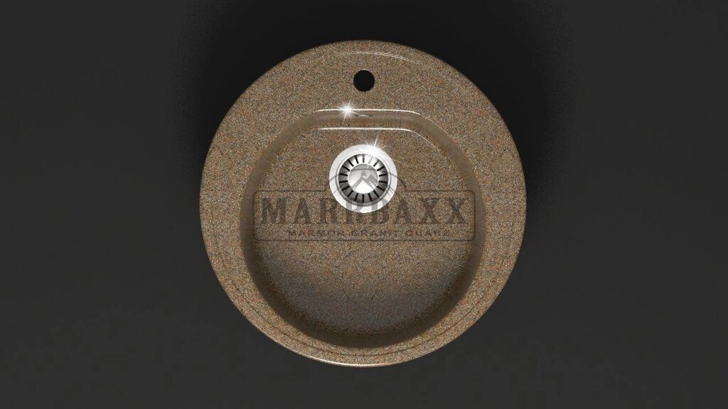 Мойка кухонная Marbaxx Черая Z3, цвет терракот от компании Интернет-магазин ProComfort - фото 1