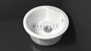 Мойка кухонная Marbaxx Флори Z2, белый от компании Интернет-магазин ProComfort - фото 1