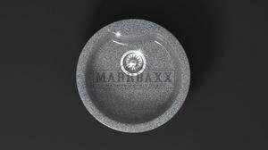 Мойка кухонная Marbaxx Флори Z2, темно серый от компании Интернет-магазин ProComfort - фото 1