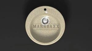 Мойка кухонная Marbaxx Лексия Z6 песочный фреш от компании Интернет-магазин ProComfort - фото 1