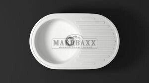 Мойка кухонная Marbaxx Наоми Z11 белый лед от компании Интернет-магазин ProComfort - фото 1