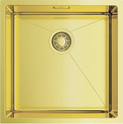Мойка Omoikiri Taki 44-U/IF-LG (4973520) нерж. сталь/светлое золото от компании Интернет-магазин ProComfort - фото 1