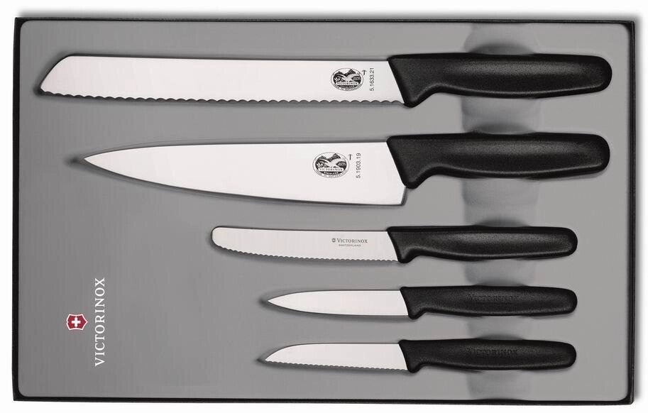 Набор столовых ножей VICTORINOX Мод. KITCHEN SET (5 предметов) #5.1163.5, R18885 от компании Интернет-магазин ProComfort - фото 1