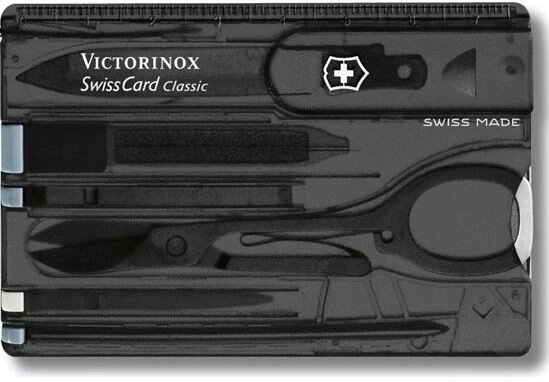 Набор VICTORINOX Мод. SWISSCARD ONYX - 10 функций, R18809 от компании Интернет-магазин ProComfort - фото 1