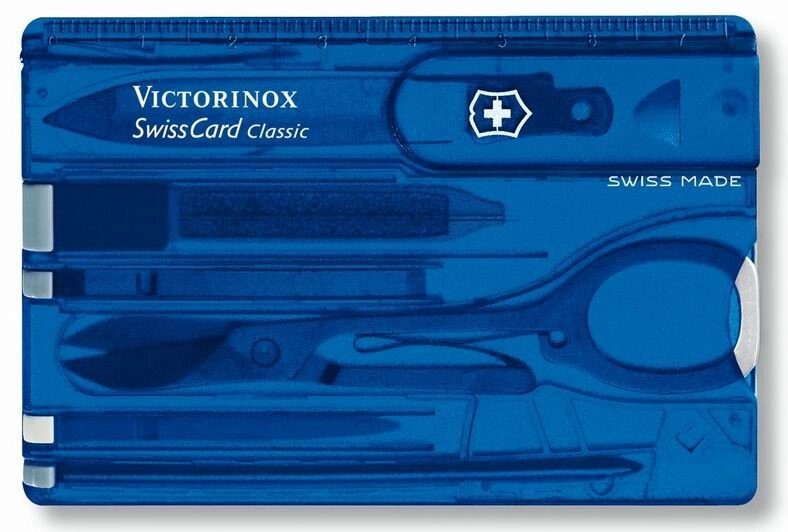Набор VICTORINOX Мод. SWISSCARD SAPPHIRE - 10 функций, R18128 от компании Интернет-магазин ProComfort - фото 1