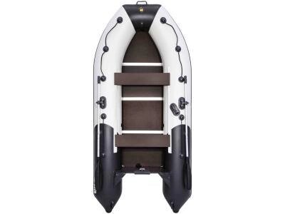 Надувная лодка Riviera Компакт 3400 СК Комби черный-белый от компании Интернет-магазин ProComfort - фото 1
