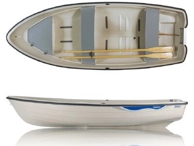 Надувная лодка Terhi 385 серая от компании Интернет-магазин ProComfort - фото 1