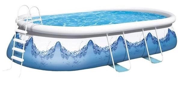 Надувной бассейн Wehncke MANHATTAN (610x366х122см) в комплекте: фильтрующий насос (3500 л/ч)  R 83040 от компании Интернет-магазин ProComfort - фото 1