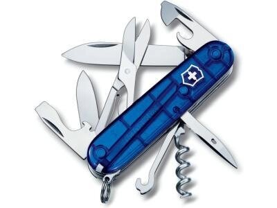 Нож Victorinox Climber Translucent 1.3703. T2 синий от компании Интернет-магазин ProComfort - фото 1