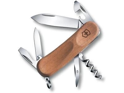 Нож Victorinox Evolution Wood 10 2.3801.63 коричневый от компании Интернет-магазин ProComfort - фото 1