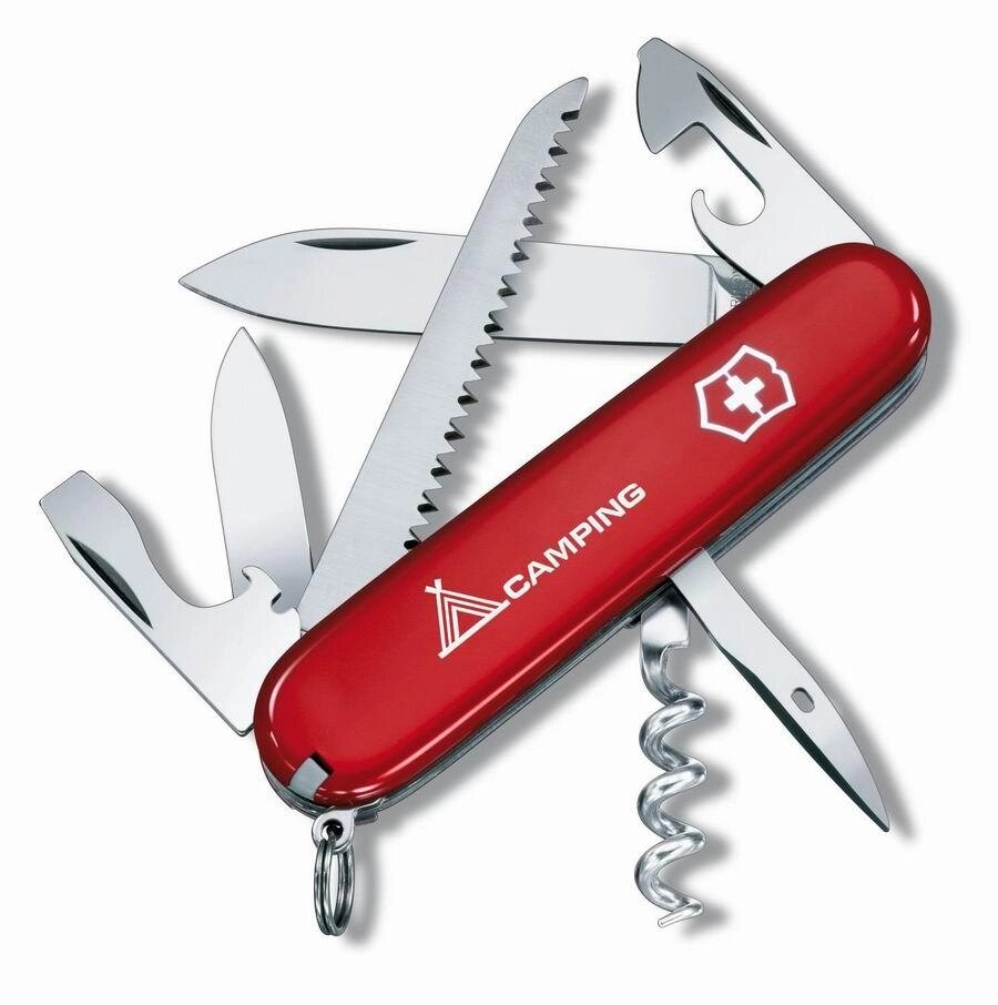 Нож VICTORINOX Мод. CAMPER (91мм) - 13 функций, красный R 18148 от компании Интернет-магазин ProComfort - фото 1