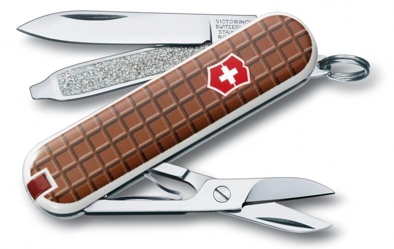 Нож VICTORINOX Мод. CLASSIC SD CHOCOLATE (58мм) - 7 функций, коричневый R 18175 от компании Интернет-магазин ProComfort - фото 1