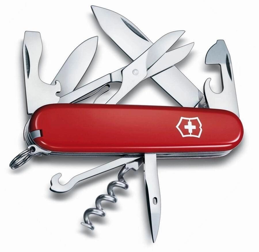 Нож VICTORINOX Мод. CLIMBER (91мм) - 14 функций, красный  R 18109 от компании Интернет-магазин ProComfort - фото 1