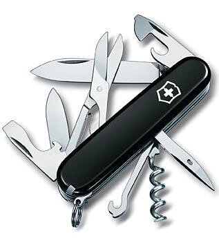 Нож VICTORINOX Мод. CLIMBER ONYX (91мм) - 14 функций, черный  R 18150 от компании Интернет-магазин ProComfort - фото 1