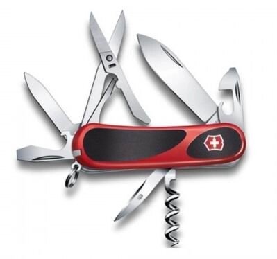 Нож VICTORINOX Мод. Evolution EvoGrip 14 (85мм) - 15 функций, красно-черный R 18160 от компании Интернет-магазин ProComfort - фото 1