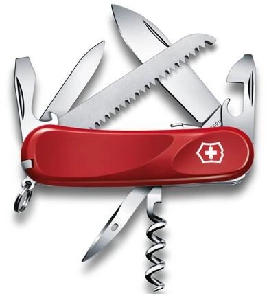 Нож VICTORINOX Мод. Evolution Security 13 (85мм) - 16 функций, красный R 18972 от компании Интернет-магазин ProComfort - фото 1