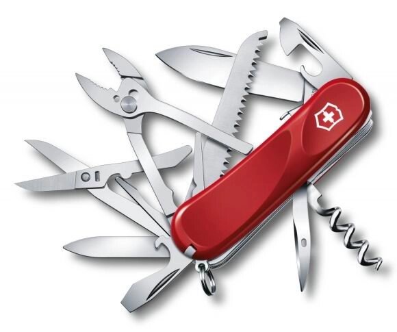 Нож VICTORINOX Мод. Evolution Security 557 (85мм) - 25 функции,  красный R 18976 от компании Интернет-магазин ProComfort - фото 1