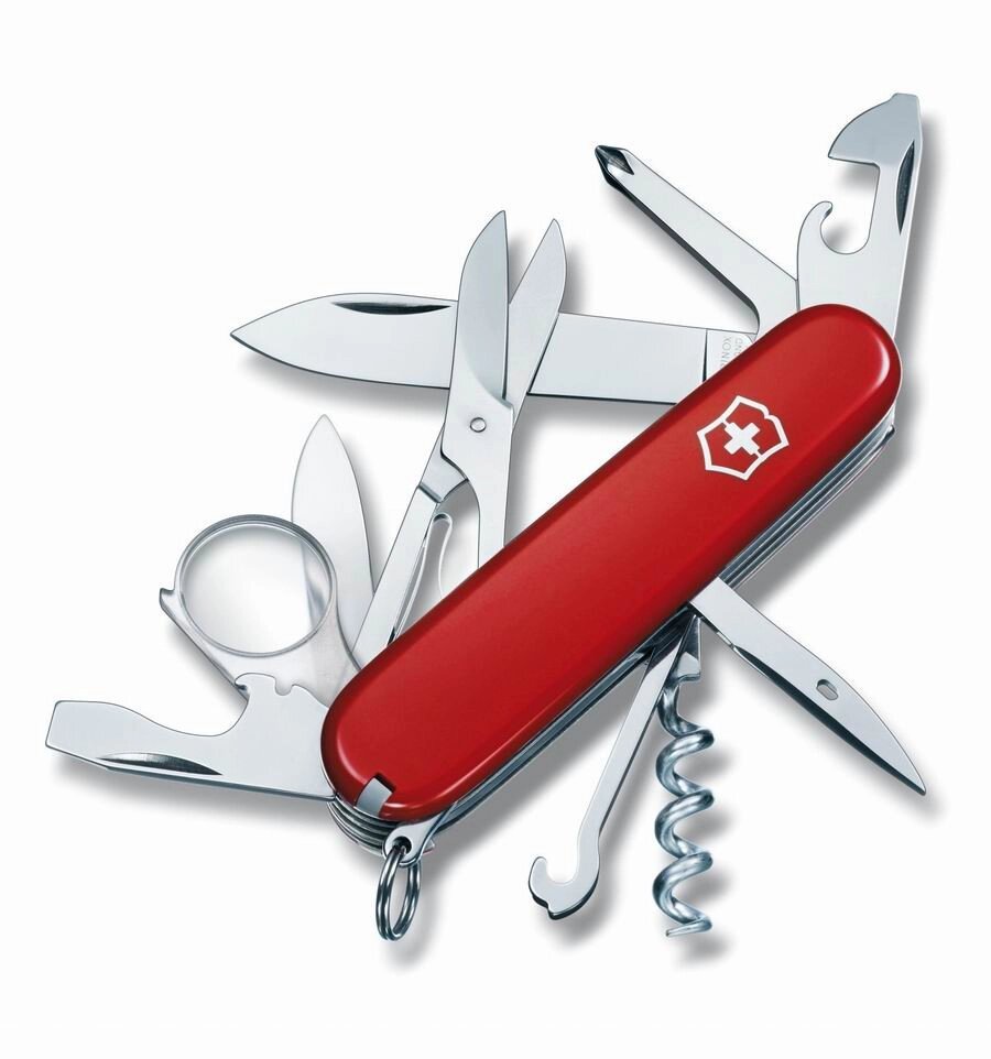 Нож VICTORINOX Мод. EXPLORER (91мм) - 16 функций, красный R 18115 от компании Интернет-магазин ProComfort - фото 1