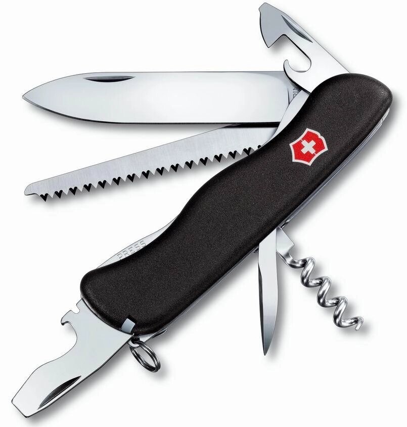 Нож VICTORINOX Мод. FORESTER BLACK (111мм) - 12 функций, R 18133 от компании Интернет-магазин ProComfort - фото 1