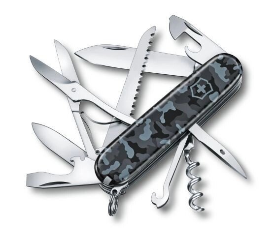 Нож VICTORINOX Мод. HUNTSMAN NAVY CAMO (91мм) - 15 функций, R 18162 от компании Интернет-магазин ProComfort - фото 1