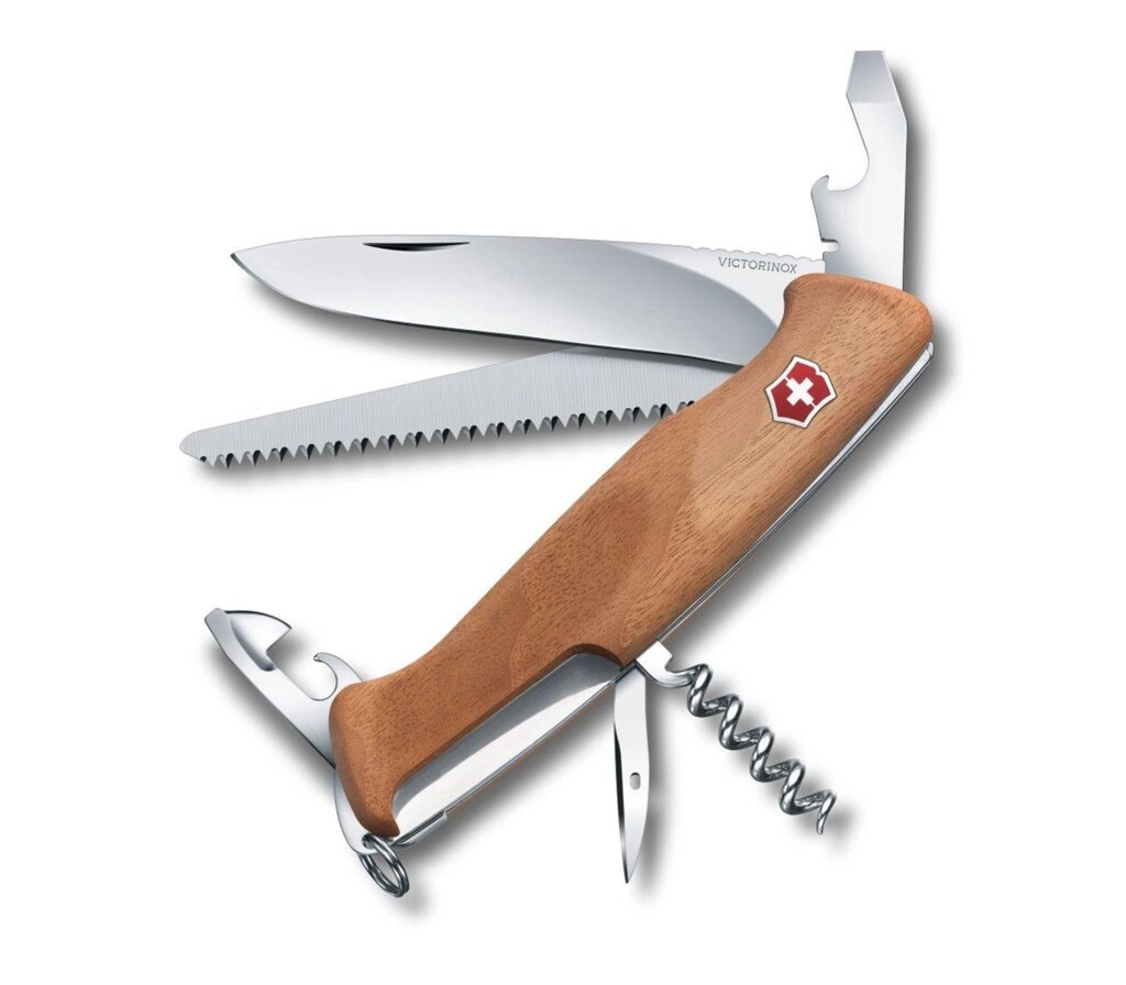 Нож VICTORINOX RangerWood 55 130мм 12 функции R 18116 от компании Интернет-магазин ProComfort - фото 1