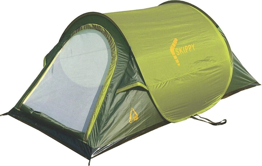 Палатка BEST CAMP Мод. SKIPPY 2 (2-x местн.)(220x120x90см)(нагрузка: 1.500мм)(зеленый/темно-зеленый) R89046 от компании Интернет-магазин ProComfort - фото 1
