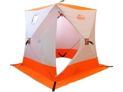 Палатка Следопыт PF-TW-06 белый-оранжевый от компании Интернет-магазин ProComfort - фото 1