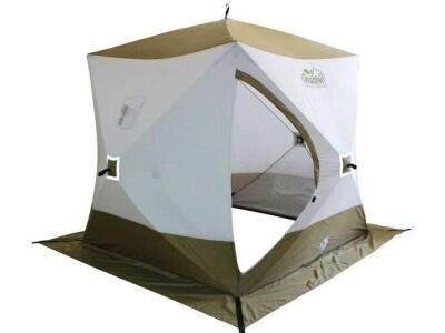 Палатка Следопыт Premium PF-TW-14 белый-зеленый от компании Интернет-магазин ProComfort - фото 1