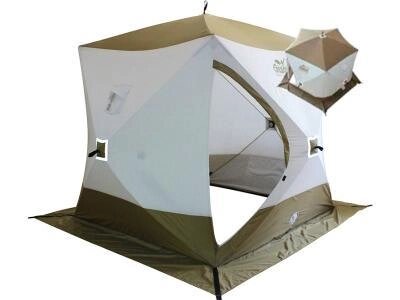 Палатка Следопыт Premium PF-TW-15 белый-зеленый от компании Интернет-магазин ProComfort - фото 1