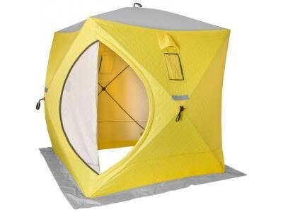 Палатка ТОНАР Helios Куб 180 желтый от компании Интернет-магазин ProComfort - фото 1